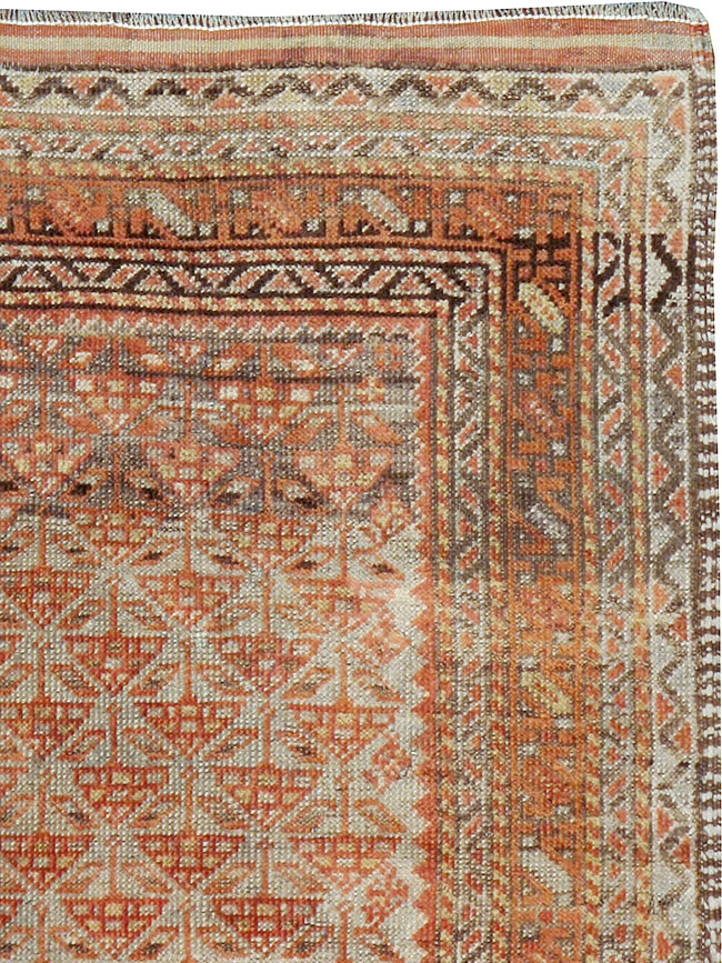 Vintage Persian Baluch Rug, No.23131 - Staging