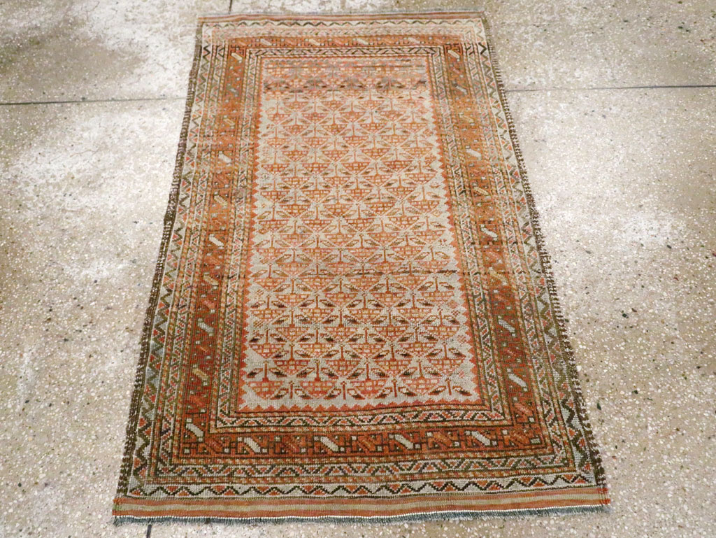 Vintage Persian Baluch Rug, No.23131 - Staging