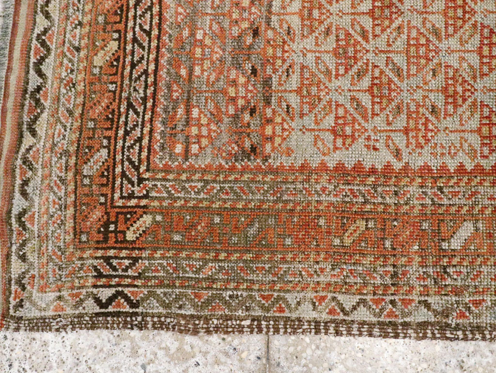 Vintage Persian Baluch Rug, No.23131 - Staging
