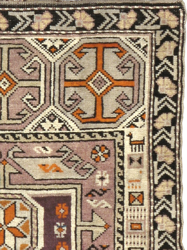 Antique Caucasian Shirvan Rug, No.23132 - Staging