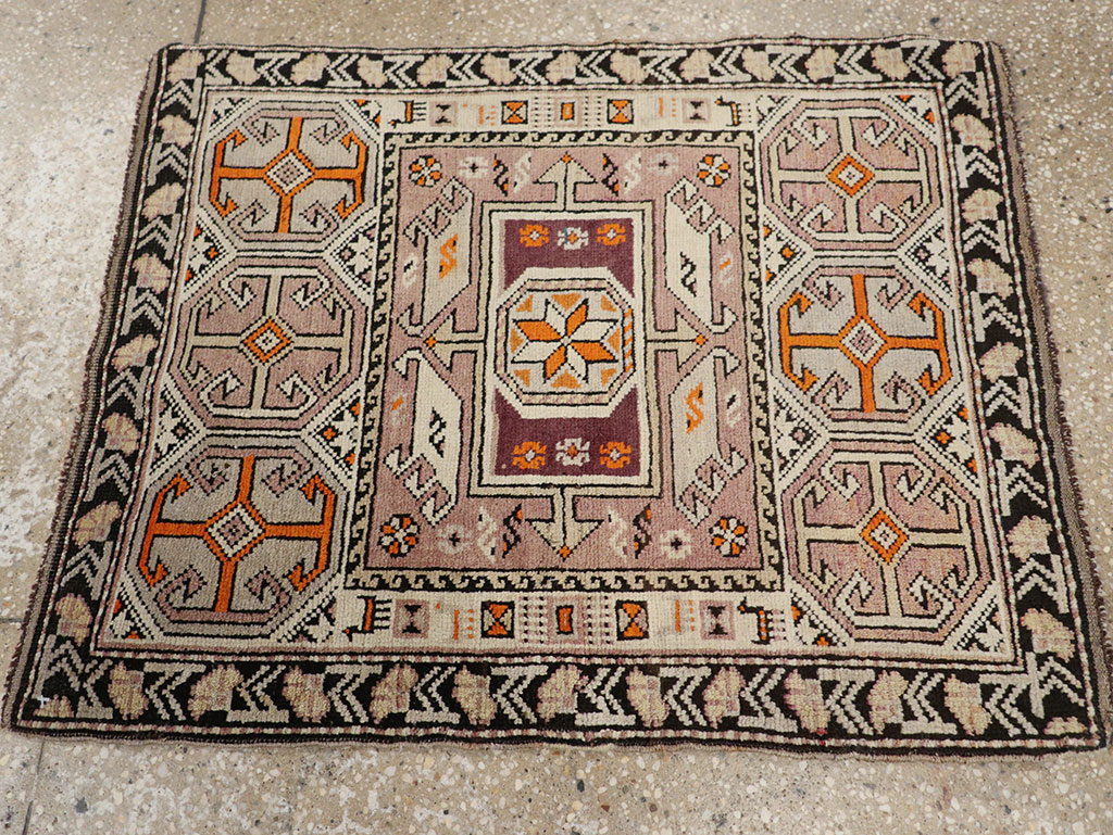 Antique Caucasian Shirvan Rug, No.23132 - Staging