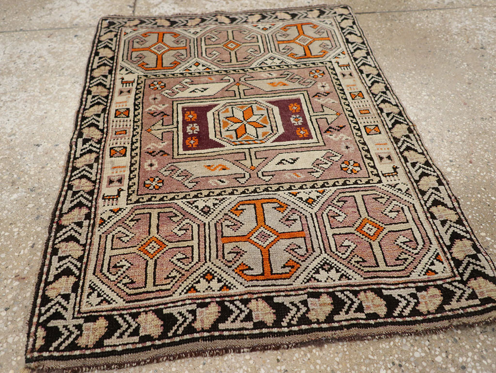 Antique Caucasian Shirvan Rug, No.23132 - Staging
