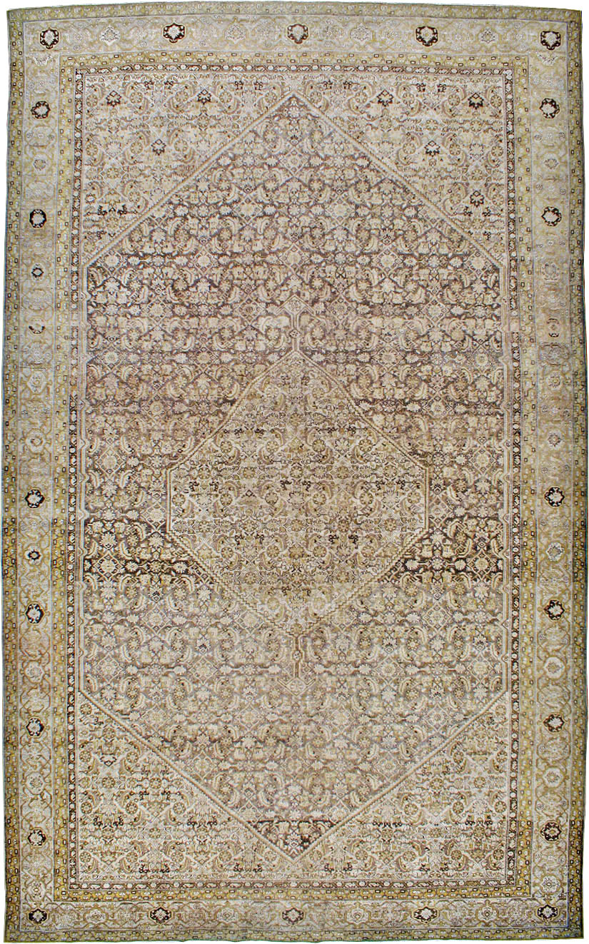 Antique Persian Malayer Carpet, No.23136 - Staging