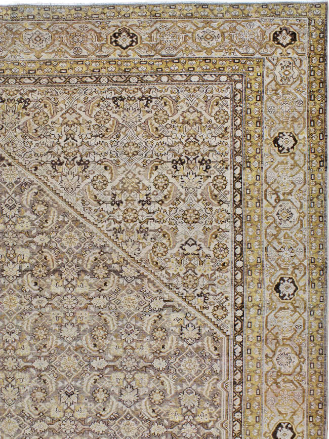 Antique Persian Malayer Carpet, No.23136 - Staging