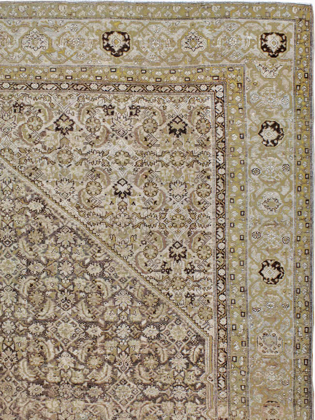 Antique Persian Malayer Carpet, No.23136 - Staging