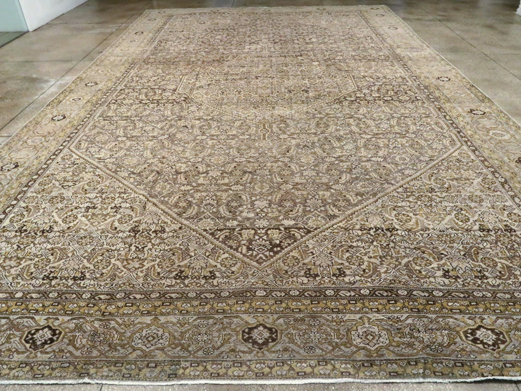 Antique Persian Malayer Carpet, No.23136 - Staging