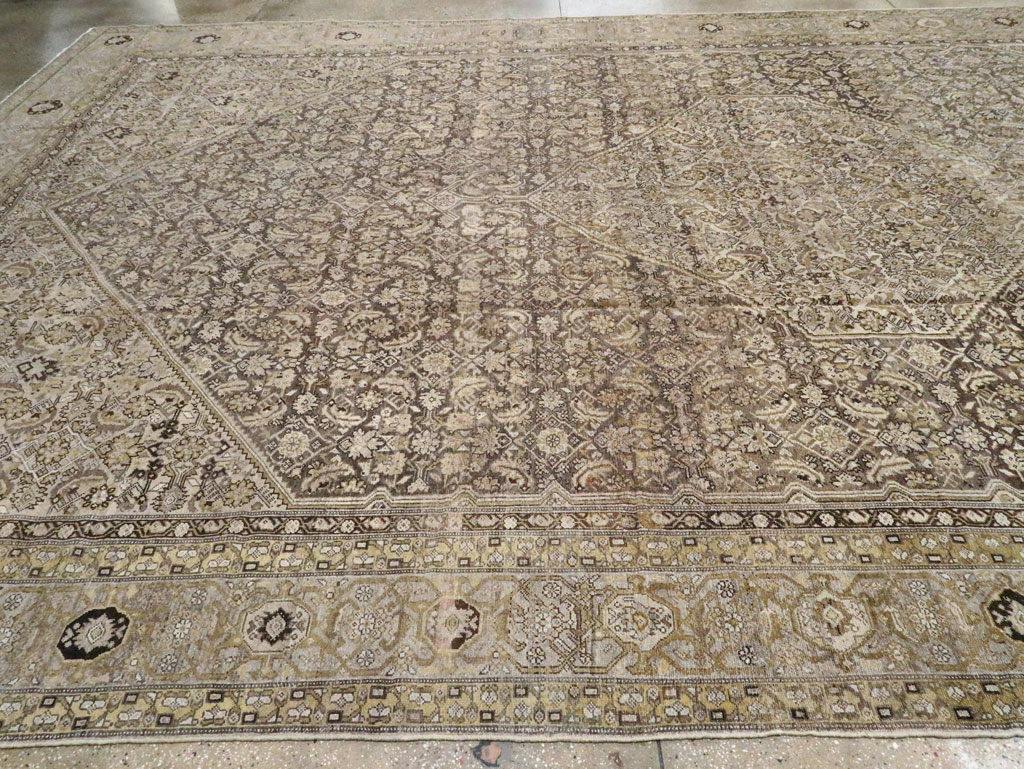 Antique Persian Malayer Carpet, No.23136 - Staging