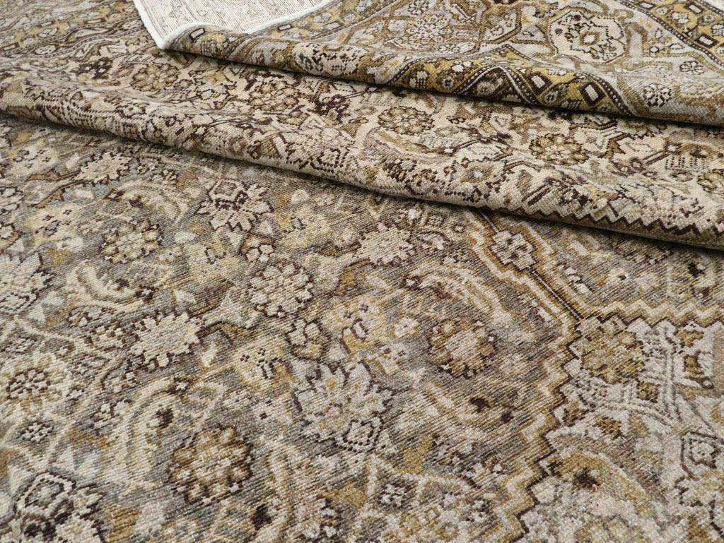 Antique Persian Malayer Carpet, No.23136 - Staging