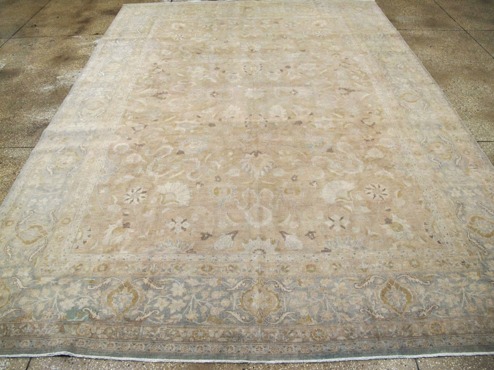 Antique Persian Tabriz Carpet, No.23137 - Staging