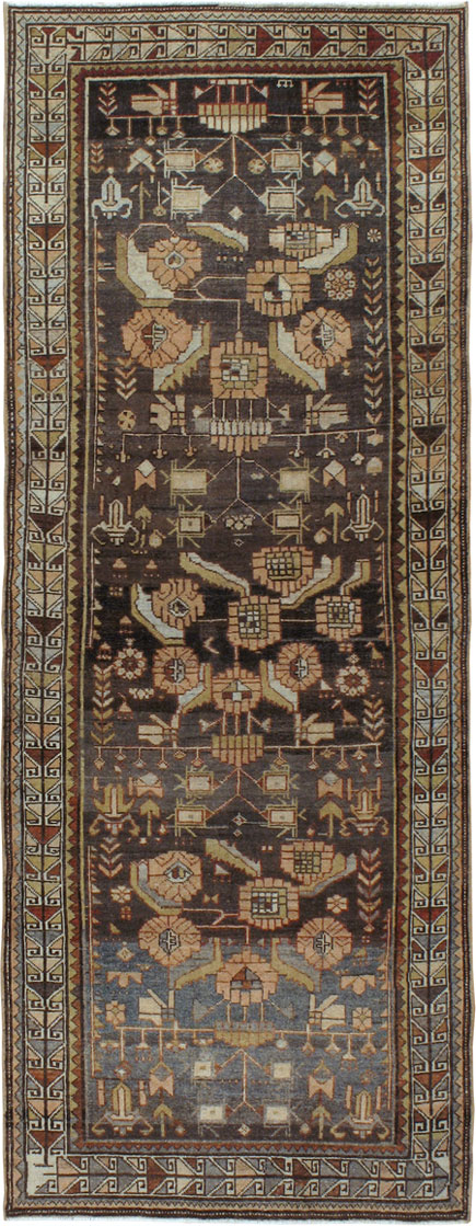Vintage Persian Malayer Runner, No.23139 - Staging