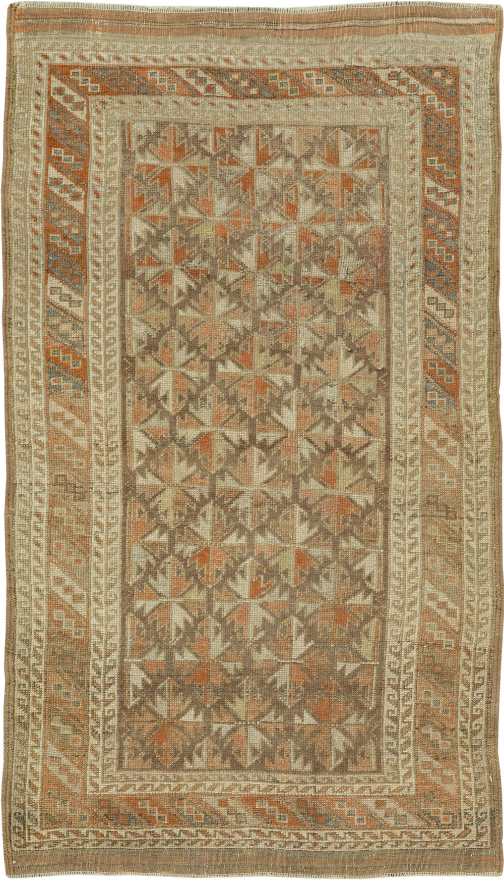 Antique Persian Baluch Throw Rug, No.23141 - Staging