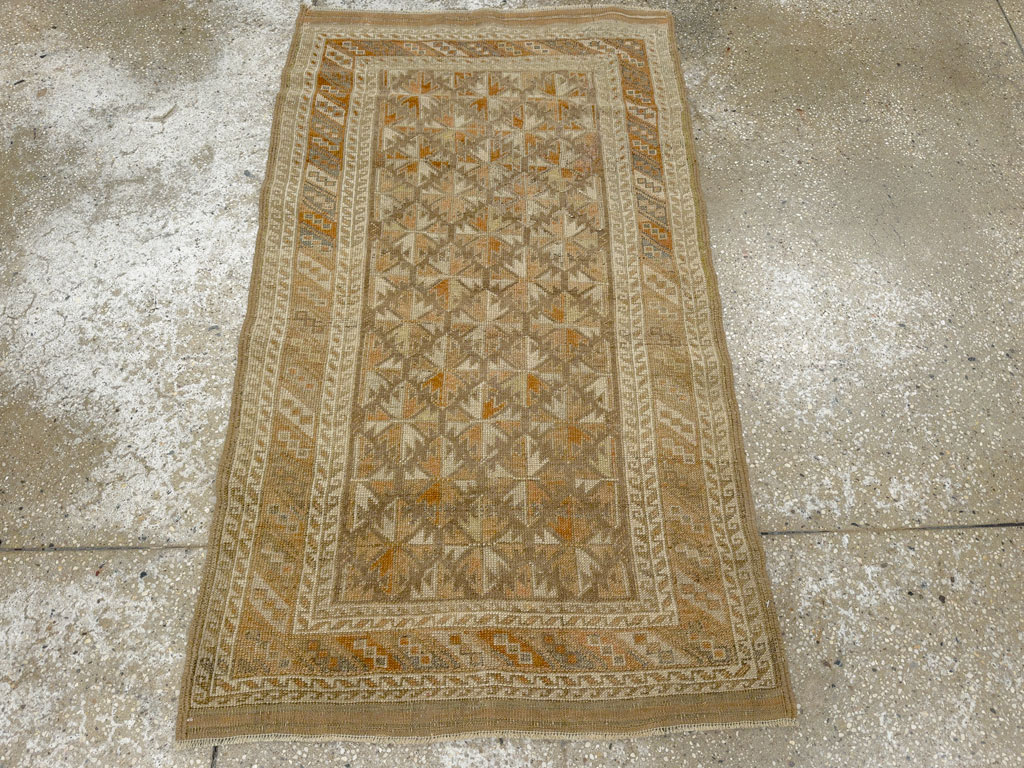 Antique Persian Baluch Throw Rug, No.23141 - Staging