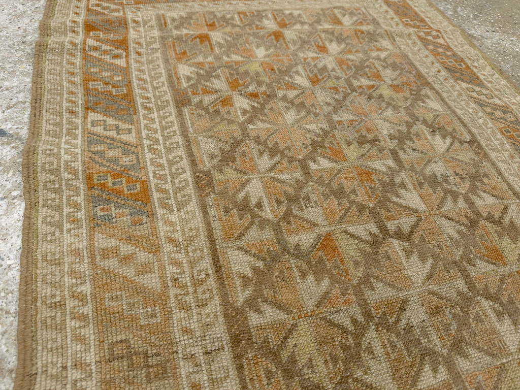 Antique Persian Baluch Throw Rug, No.23141 - Staging