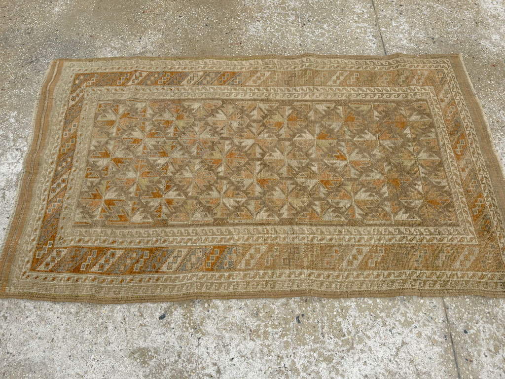 Antique Persian Baluch Throw Rug, No.23141 - Staging