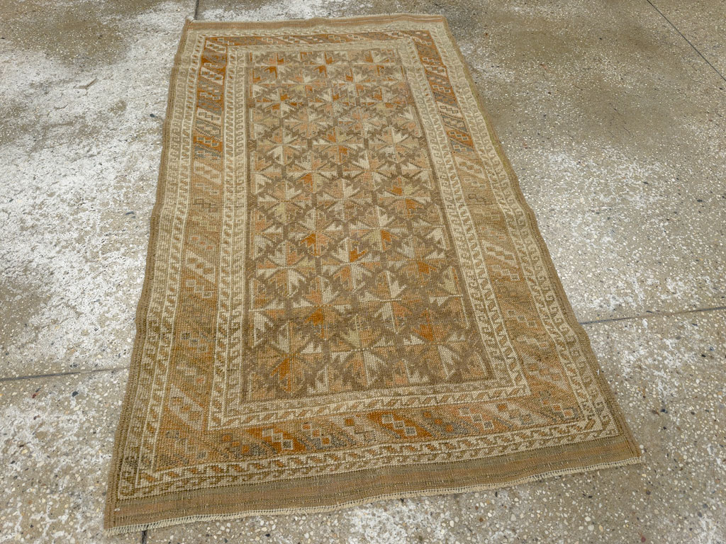 Antique Persian Baluch Throw Rug, No.23141 - Staging