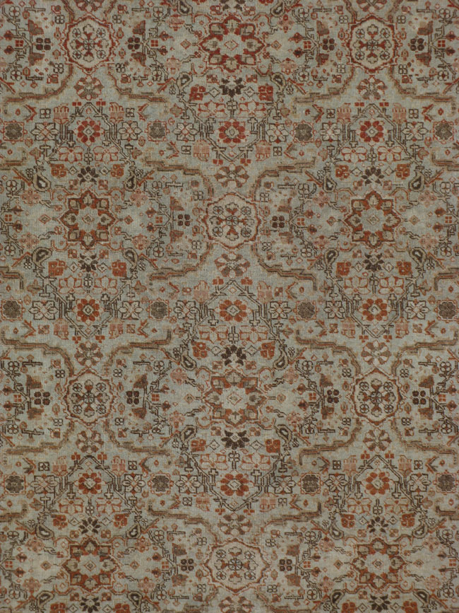 Antique Perian Tabriz Carpet, No.23144 - Staging