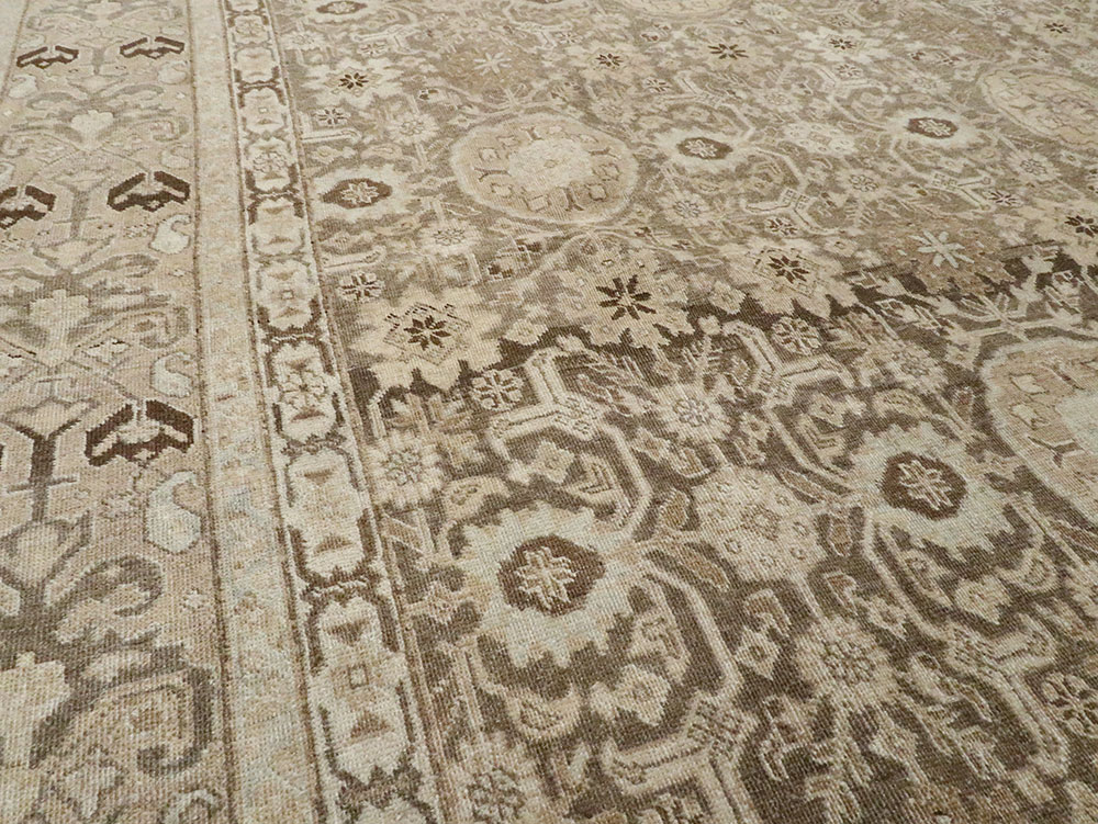 Antique Persian Tabriz Carpet, No.23149 - Staging