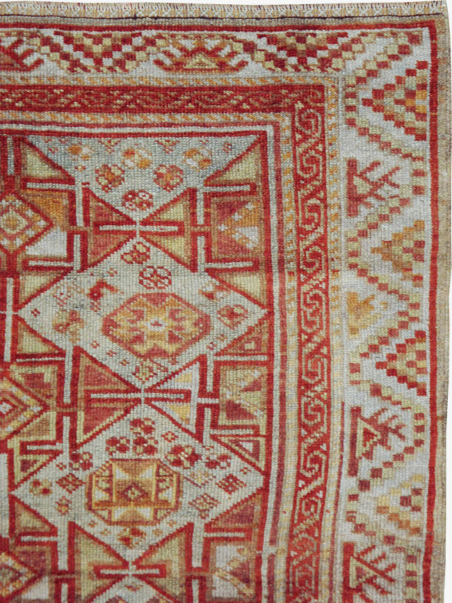Antique Persian Kurdish Rug, No.23150 - Staging