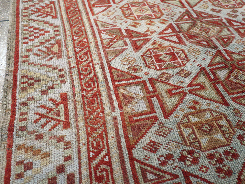 Antique Persian Kurdish Rug, No.23150 - Staging