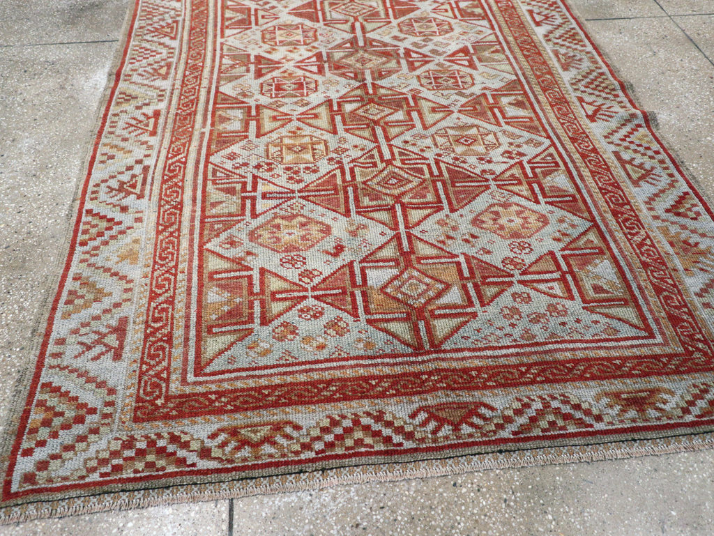Antique Persian Kurdish Rug, No.23150 - Staging