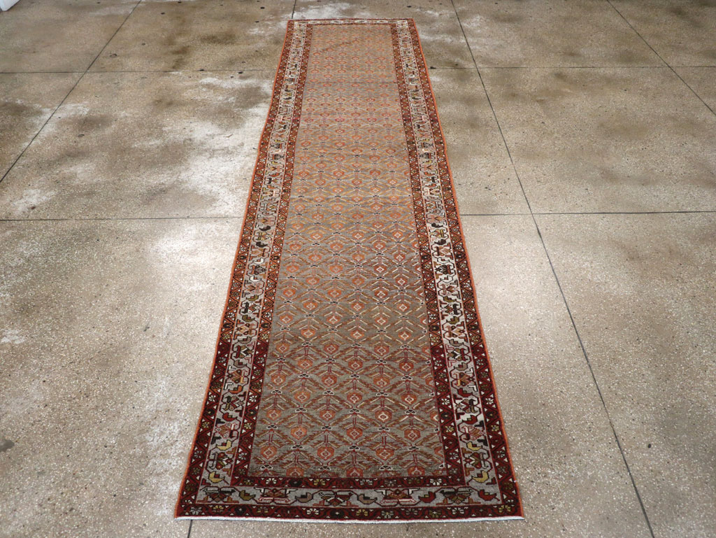 Vintage Persian Malayer Runner, No.23151 - Staging