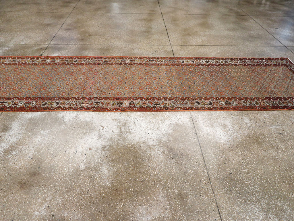 Vintage Persian Malayer Runner, No.23151 - Staging