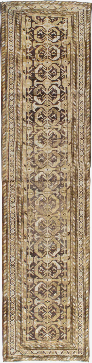 Vintage Persian Kurdish Runner, No.23166 - Staging