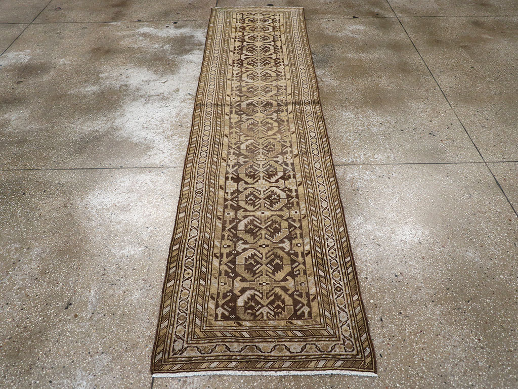 Vintage Persian Kurdish Runner, No.23166 - Staging
