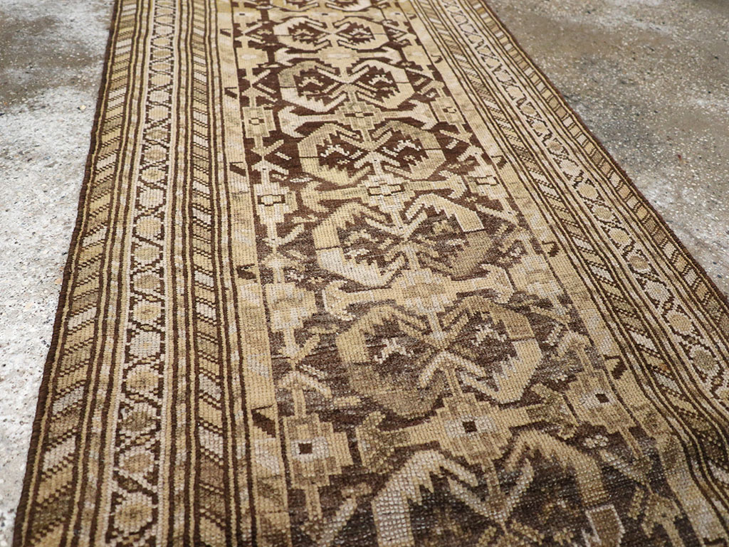 Vintage Persian Kurdish Runner, No.23166 - Staging