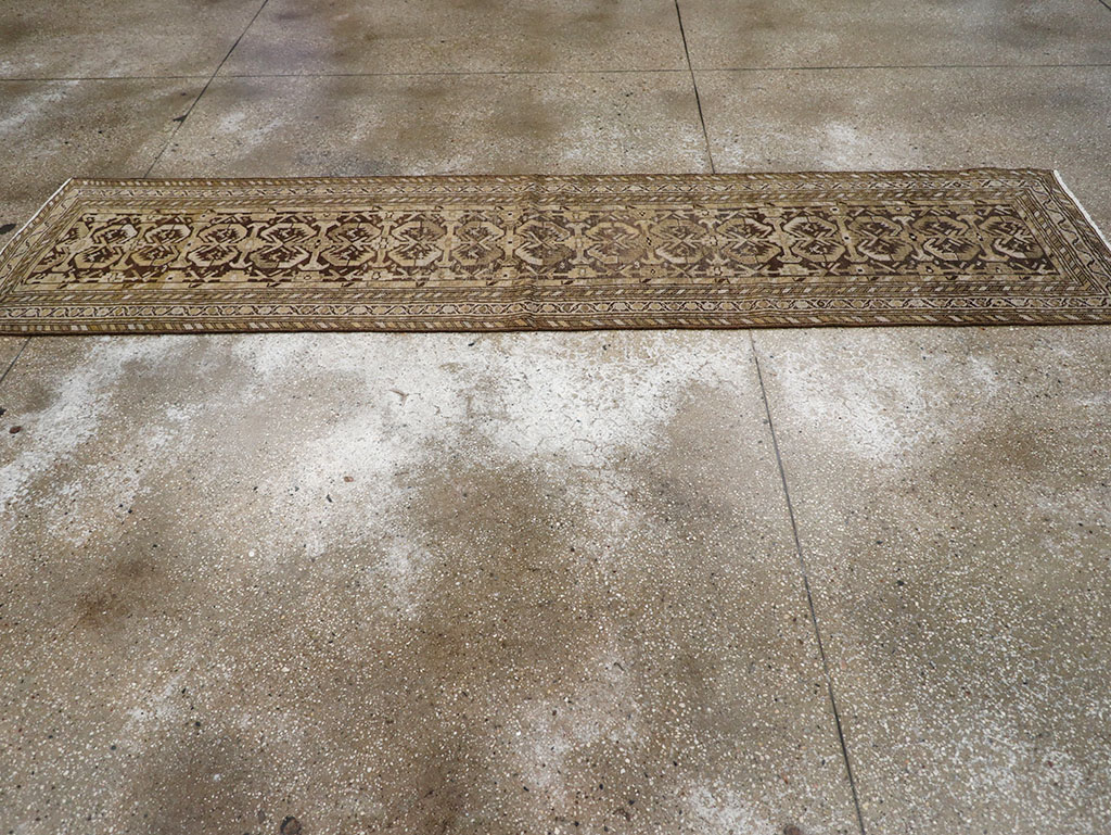 Vintage Persian Kurdish Runner, No.23166 - Staging