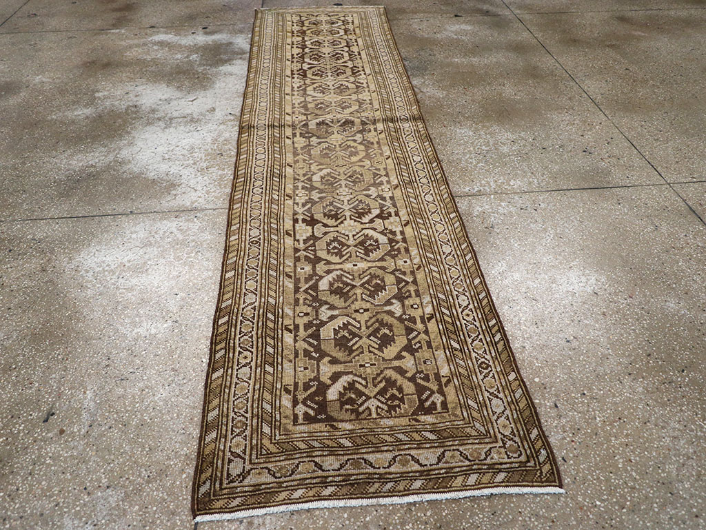 Vintage Persian Kurdish Runner, No.23166 - Staging
