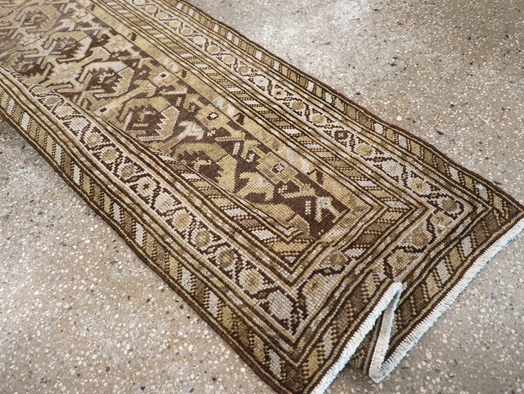 Vintage Persian Kurdish Runner, No.23166 - Staging