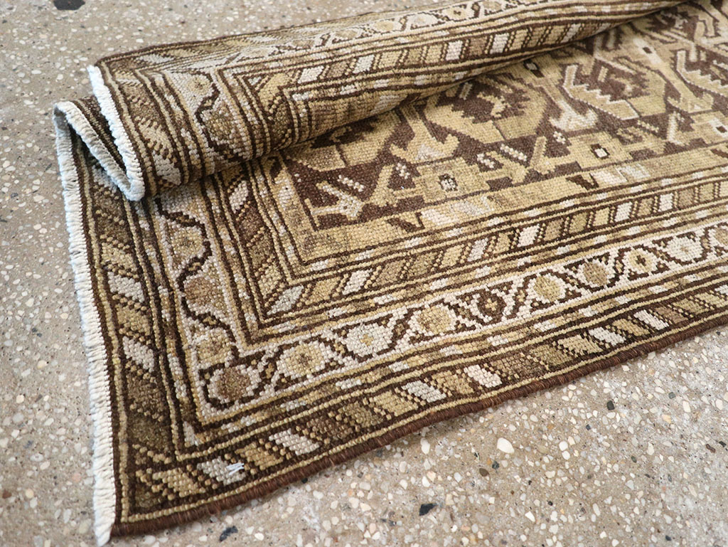 Vintage Persian Kurdish Runner, No.23166 - Staging