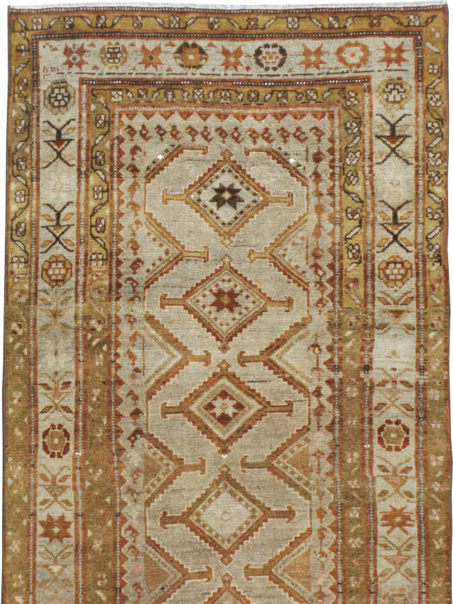Antique Persian Kurdish Runner, No.23167 - Staging