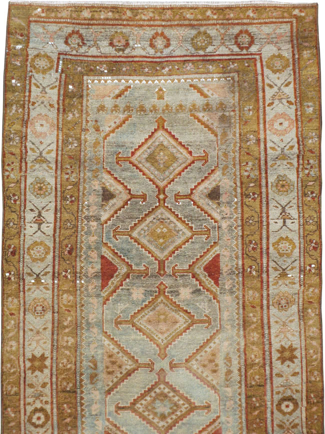 Antique Persian Kurdish Runner, No.23167 - Staging