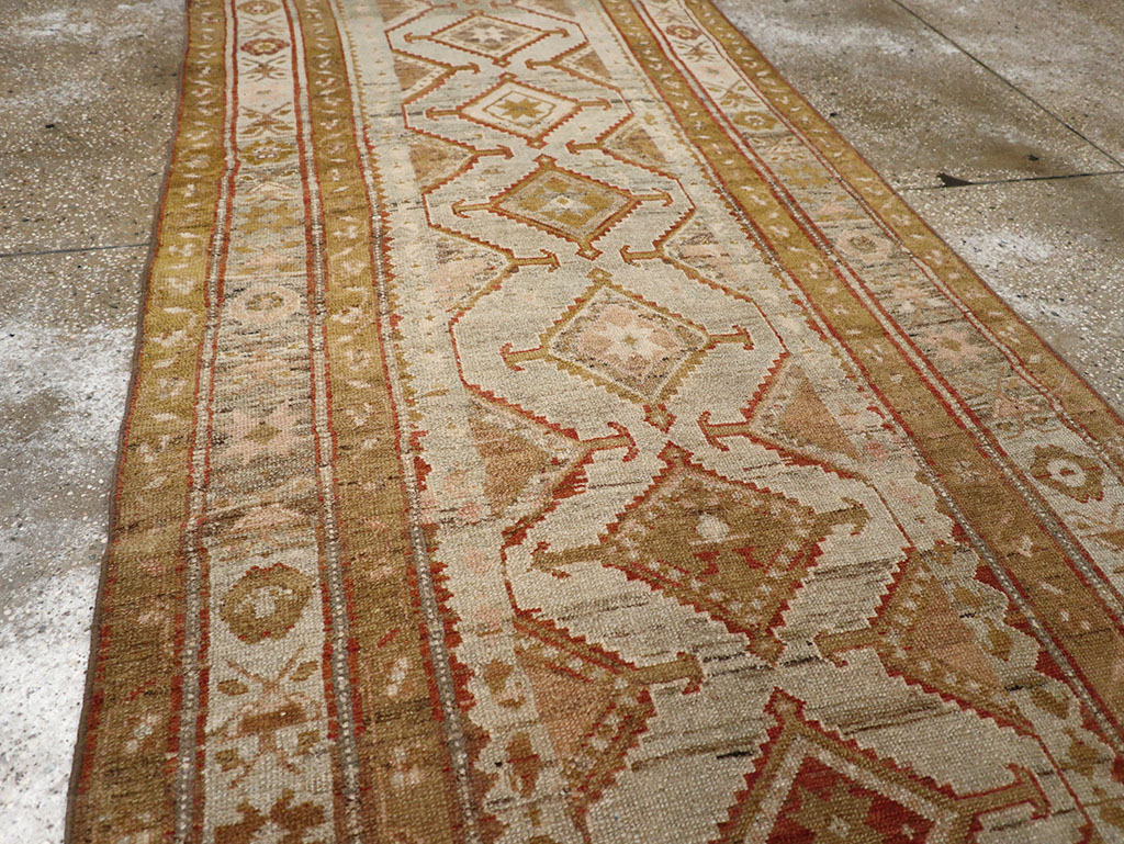 Antique Persian Kurdish Runner, No.23167 - Staging