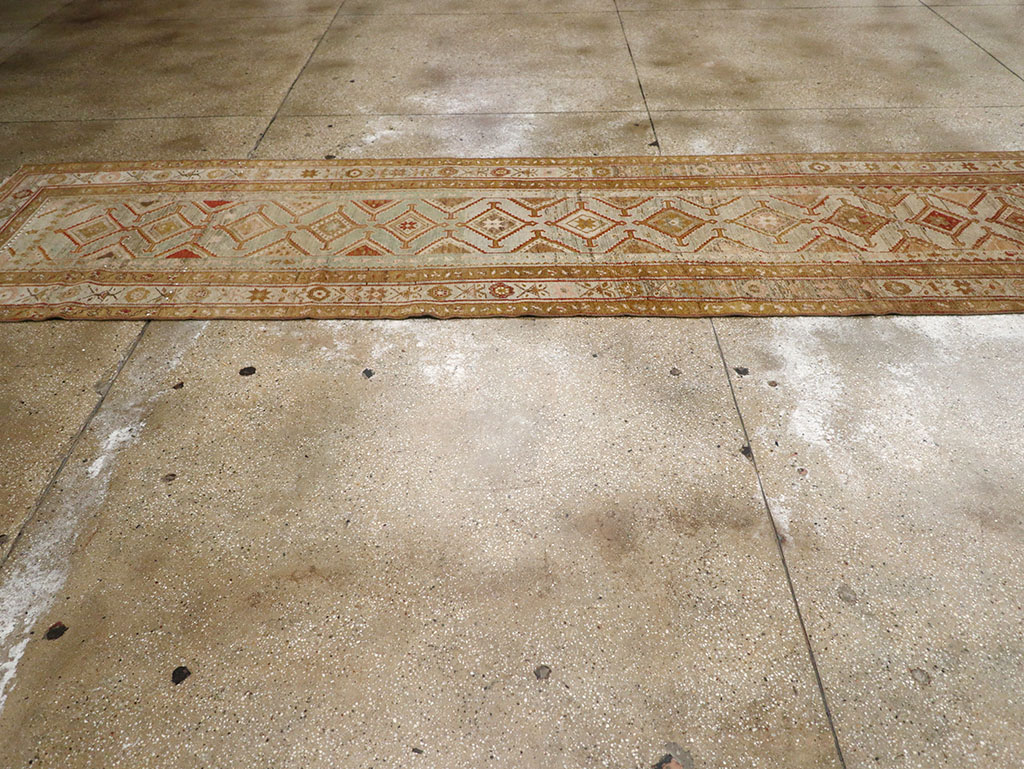 Antique Persian Kurdish Runner, No.23167 - Staging