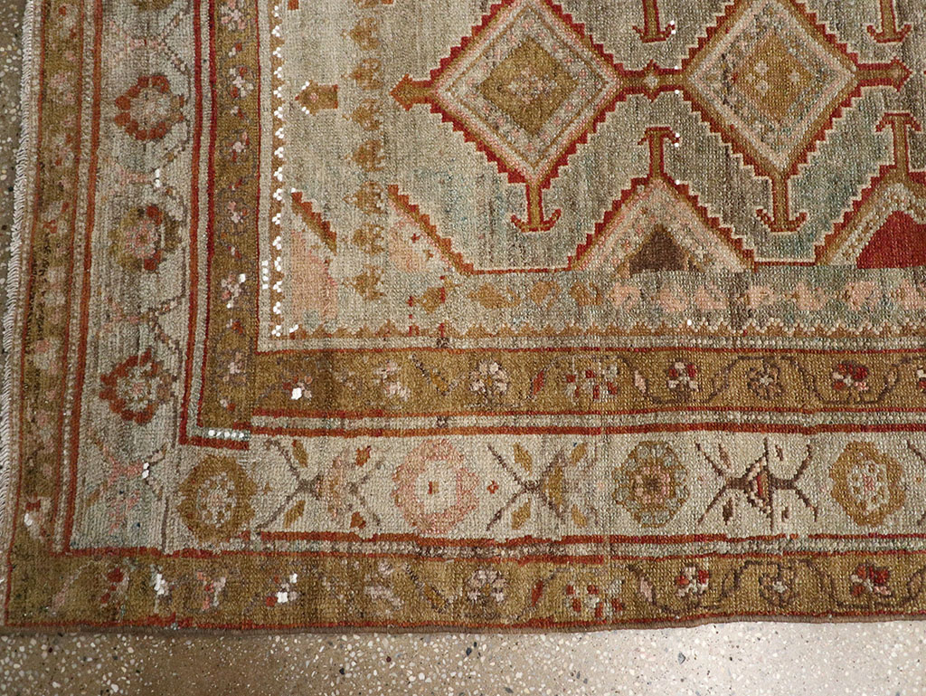 Antique Persian Kurdish Runner, No.23167 - Staging