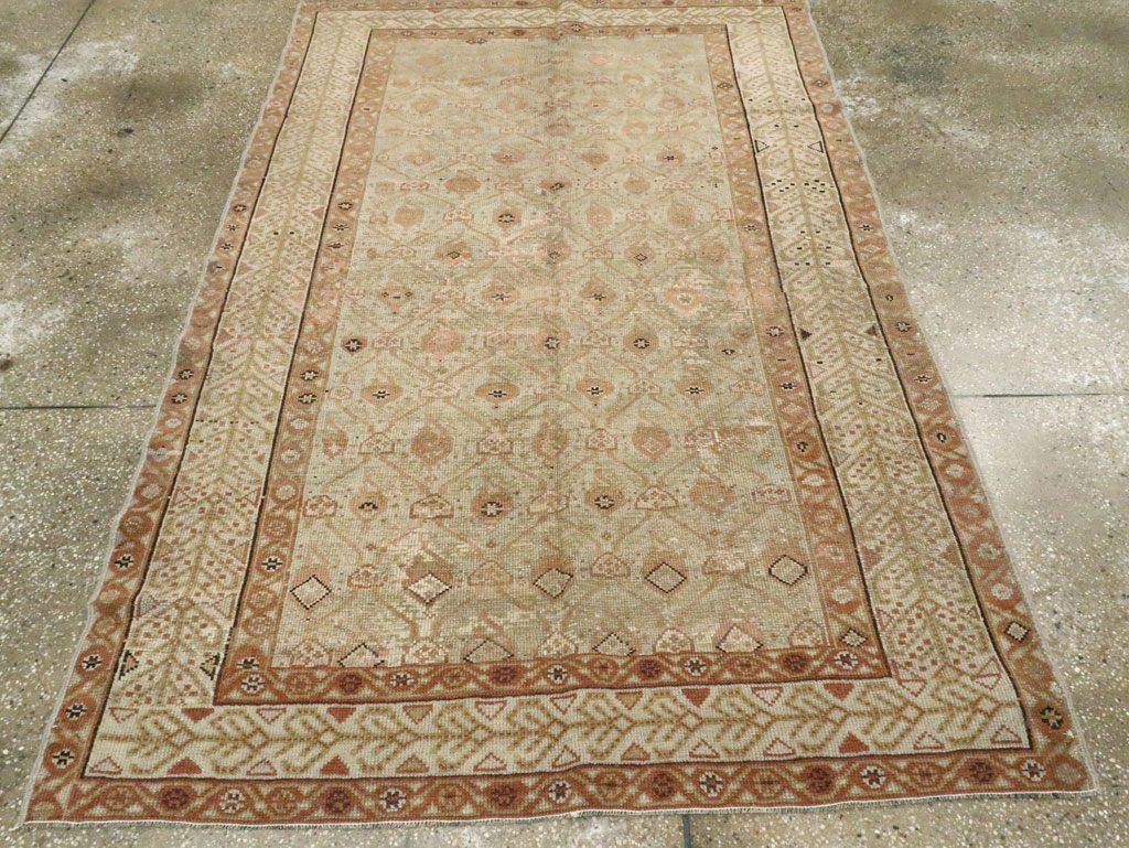 Vintage Persian Malayer Rug, No.23168 - Staging