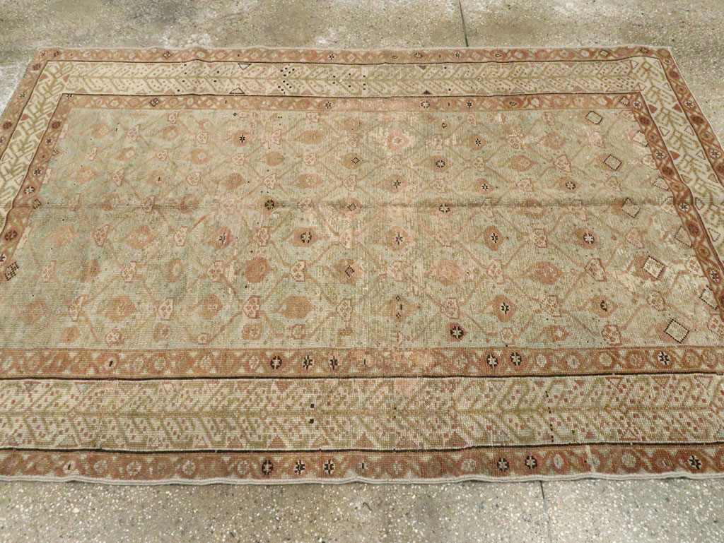 Vintage Persian Malayer Rug, No.23168 - Staging