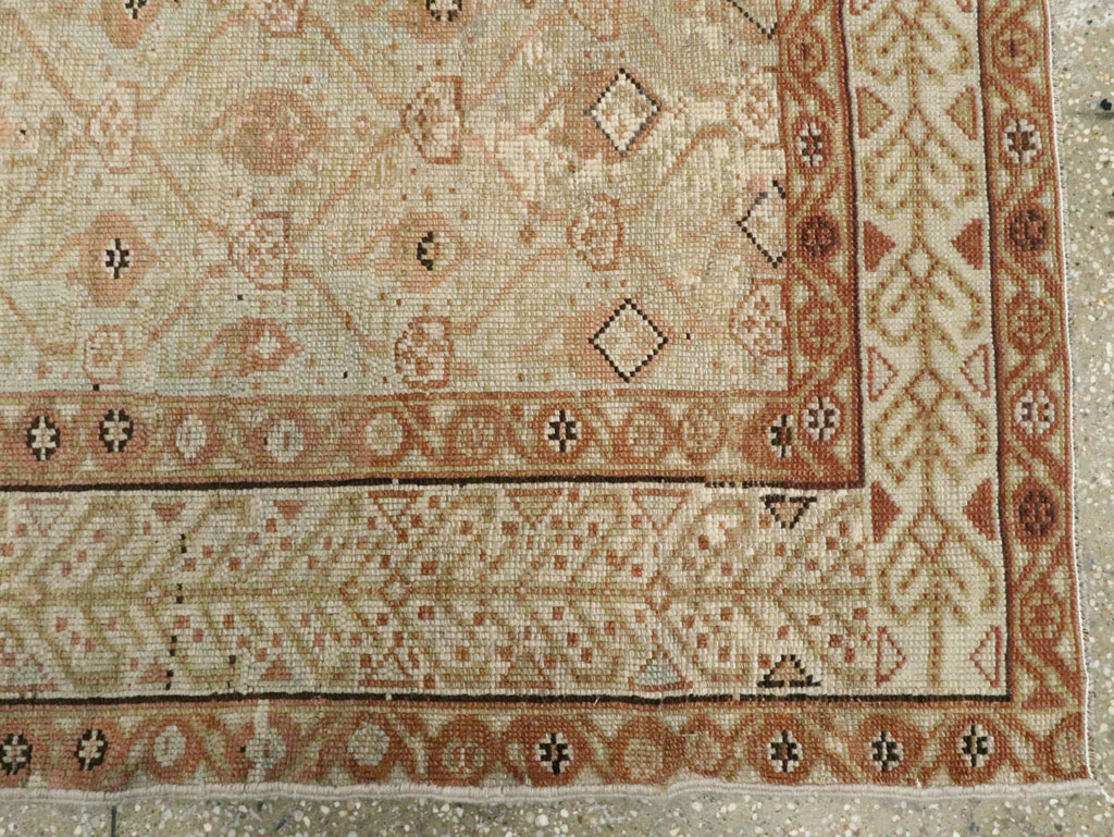 Vintage Persian Malayer Rug, No.23168 - Staging