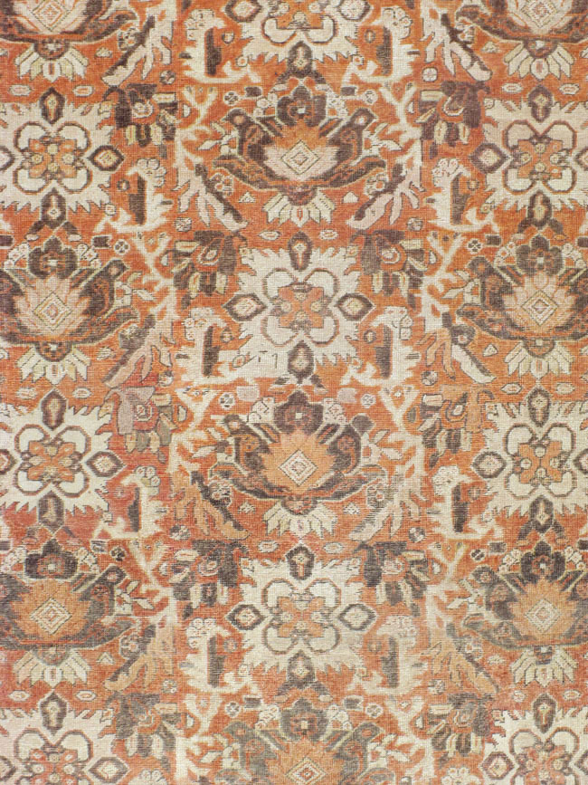 Antique Persian Mahal Carpet, No.23169 - Staging