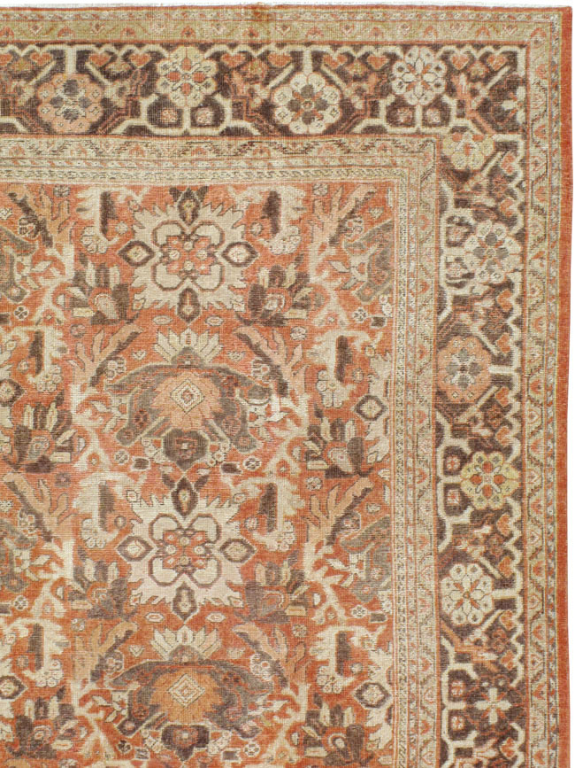 Antique Persian Mahal Carpet, No.23169 - Staging