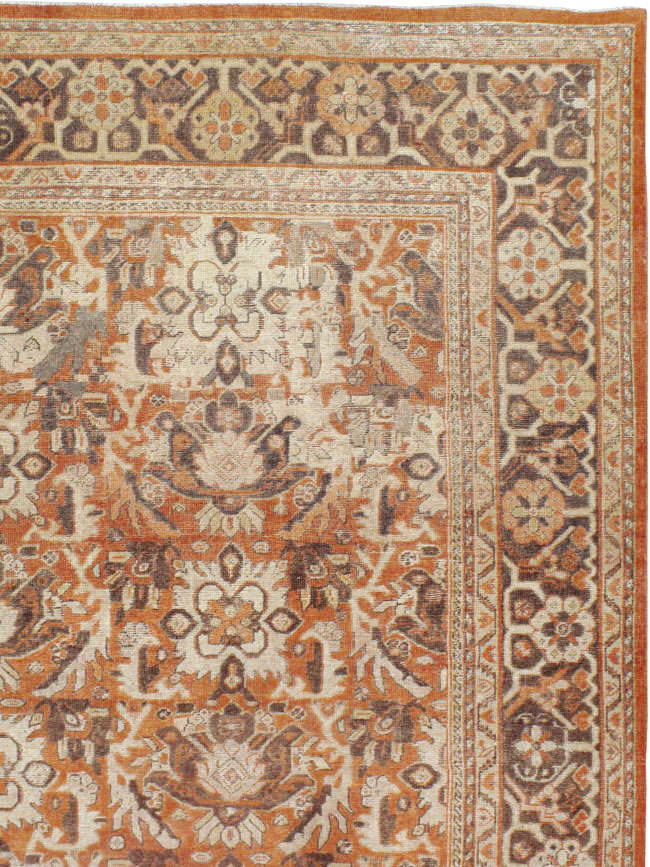Antique Persian Mahal Carpet, No.23169 - Staging