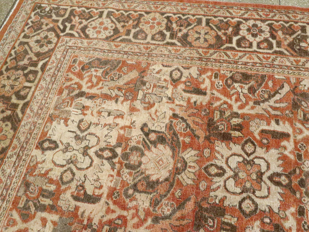 Antique Persian Mahal Carpet, No.23169 - Staging