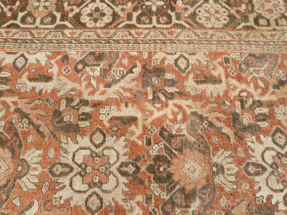 Antique Persian Mahal Carpet, No.23169 - Staging