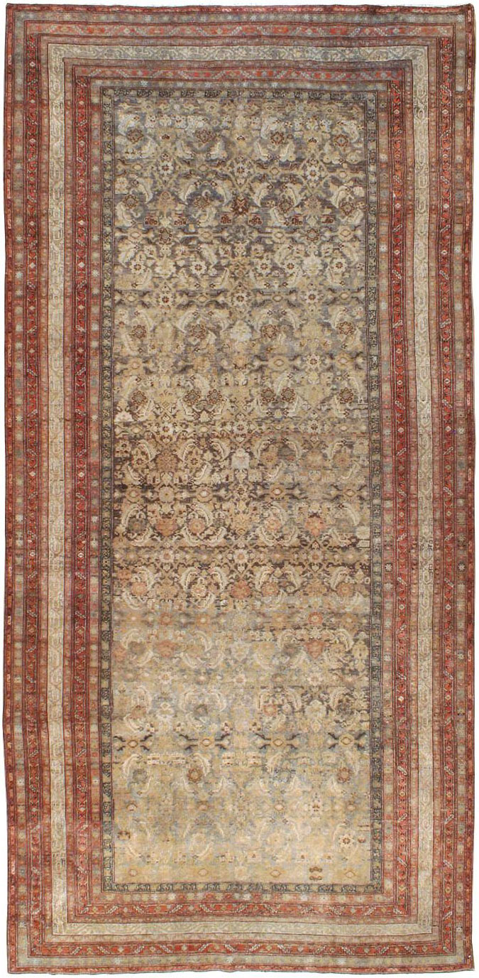 Vintage Persian Malayer Carpet, No.23171 - Staging