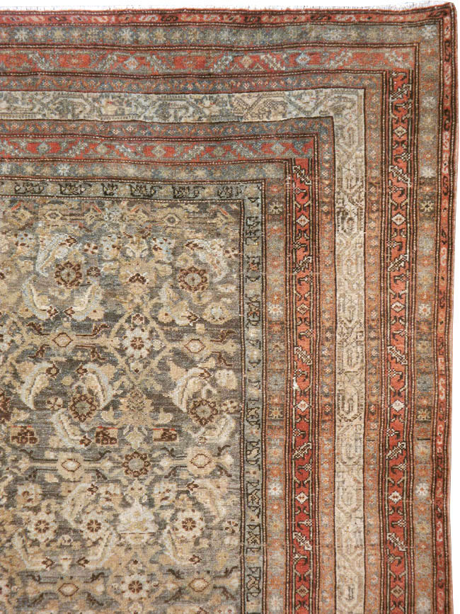 Vintage Persian Malayer Carpet, No.23171 - Staging