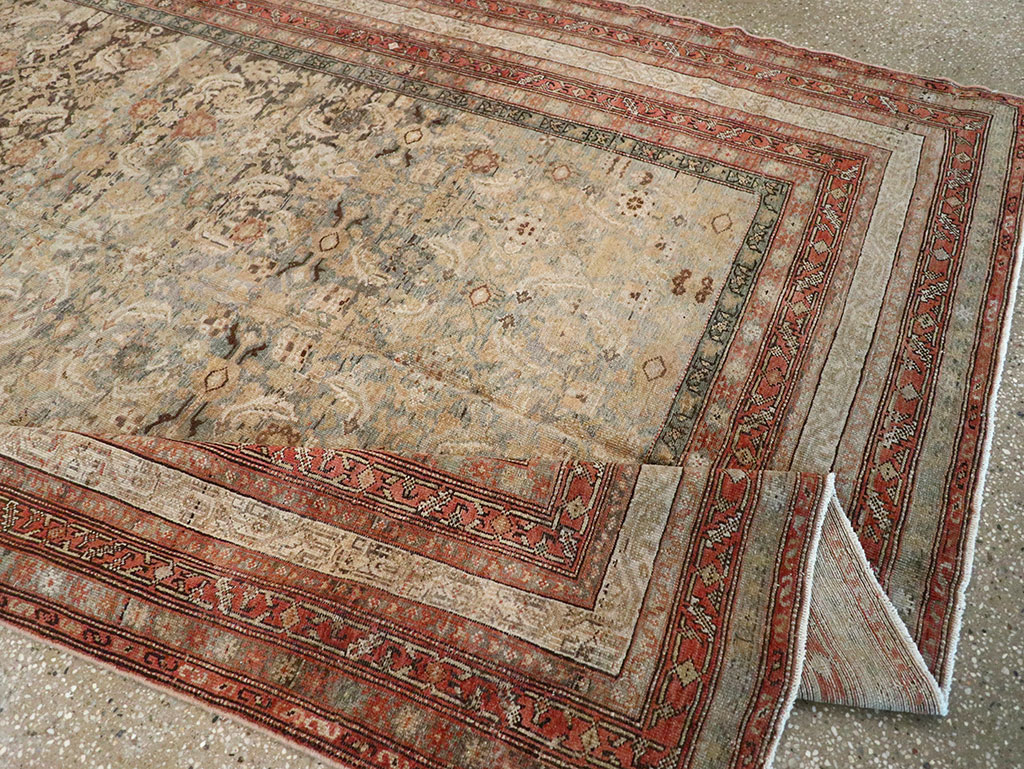 Vintage Persian Malayer Carpet, No.23171 - Staging