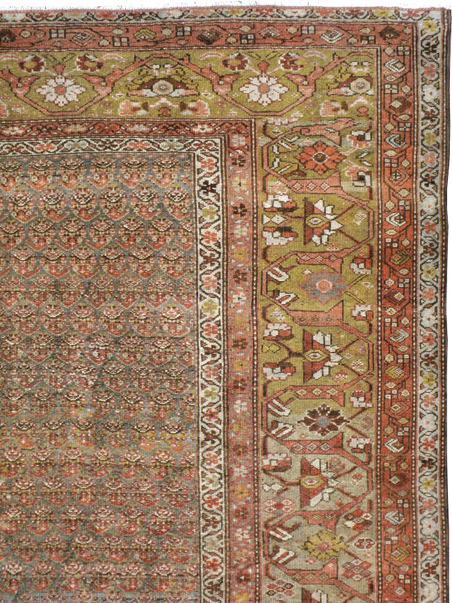 Vintage Persian Malayer Carpet, No.23172 - Staging